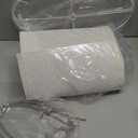 Oval Lamp Shades Set of 2, 16.5"L x 9.6"W x 11"H, Large Beige Lampshades for Table Lamps Bedside Lamps, Natural Linen Lamp Shades for Floor Lamps, Suitable for E26 Base and Saddle Base, Easy Assembly