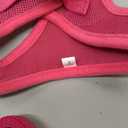 rabbitgoo Dog Harness Small Medium Sized and Leash Set, Step in Soft Light Puppy Vest, Breathable Mesh Pet Harness, Reflective for Safe Easy Walking, Rose Red Size: S (Chest: 15.1 - 16.5")