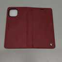 Wallet Case for iPhone 14 Compatible with Magsafe, 2-in-1 PU Leather Flip RFID Blocking Card Holder Stand Shockproof Magnetic Detachable Case for iPhone 14 Case 6.1", Burgundy