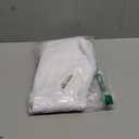 Simplebrand Ava Pure White Curtains for Bedroom 45 Inches Long 2 Panels Set, Light Filtering Window Treatment, Short Curtain Drapes, Soft Touching Casual Rod Pocket Privacy Curtains, W40 x L45 Inch