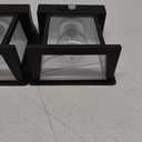 3pcs Solar Fence Lights, Motion Sensor Outdoor Light, 3 Lighting Modes Dusk to Dawn Porch Lamp IP65 Waterproof, Outdoor Solar Wall 600LM, (Black)