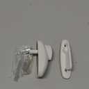 Gliding Patio Door Keyed Lock Assembly & Thumb Latch Compatible with Andersen Tribeca Style OEM Part #2573068, #2573078 & #2573609, 2-9/16" Hole Centers, Non-Handed, White Diecast