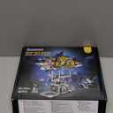 INSOON Mechanical Shark Building Set with LED Light, 687 PCS Movable Ocean Animal with Display Stand, Sea Fish Building Block Toy, Home Decor Gift for Adults Teens Kids Boys Ages 8+