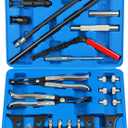 Valve Spring Compressor Universal Overhead Engine Valve Spring Remover and Installer OHV OHC Compressor Tool Valve Stem Tool Valve Holder Tool Valve Keeper Remover and Installer