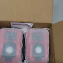 220W Azocek Power Inverter Compatible with Milwau-kee 18V Battery, DC 18V to AC 110V Portable Power Station with 1 AC Outlet, 2 USB Ports & 1 Type-C Fast Charging, 400LM LED Work Light (2-Pack) Red