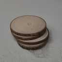 WILLOWDALE 4Pcs Large Wood Slices for Centerpieces, 9-10 Inches Unfinished Wood Circles for Crafts Rustic Wood Round Wooden Ornaments, Wood Decor for Table Centerpieces for Wedding Party