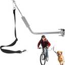 Bike Dog Leash Attachment with Shock Absorber, Hands-Free Heavy Duty Dog Bicycle Leash