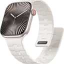 Bandletic Magnetic Strap Compatible with Apple Watch Straps 44mm 45mm 46mm 49mm 42mm 41mm 40mm 38mm Women Men, Soft Silicone Sport Strong Magnet Strap for iWatch Series Ultra 11 10 9 SE 8 7 6 5 4 3 1