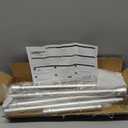 Amazer Spring Tension Shower Curtain Rod, 54-90 Inches Rust-Resistance Tension Curtain Rod Bathroom Rod, Adjustable Shower Curtain Rod No Drill, Nickel