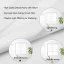 Cordless Zebra Blinds for Windows, Free-Stop Pull Down Roller Window Shades with Valance, Light Filtering Dual Layers Sheer Shades for Home and Office, White, 24" W x 72" H
