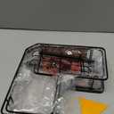 YASONIC Shower Caddy Corner, 3-Pack Adhesive Rustproof Stainless Steel Shower Shelves with Soap Holder, No Drilling Shower Organizer Corner for Dorm, Renters Bathroom, Black