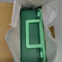 Bento Lunch Box with 8oz Soup Thermo, Kids Leakproof Lunch Food Containers with 4 Compartment, Kids Thermo Insulated Hot Food Jar for School, Trvael-Green