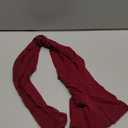 WDIRARA Women's Sheer Tight High Waisted Stockings Party Club Pantyhose (Large, Burgundy)