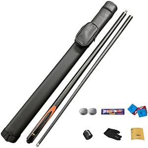 Carbon Fiber Pool Cue Stick 9.5mm Low Deflection Pool Stick Cue Stick Billiard Pool Cue Stick for Home Bars Pool Halls,Gray3