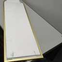 Door-Arch Mirror Full Length, 48"x14" Over The Door Hanging Mirror for Bedroom, Living Room, Closet - Gold