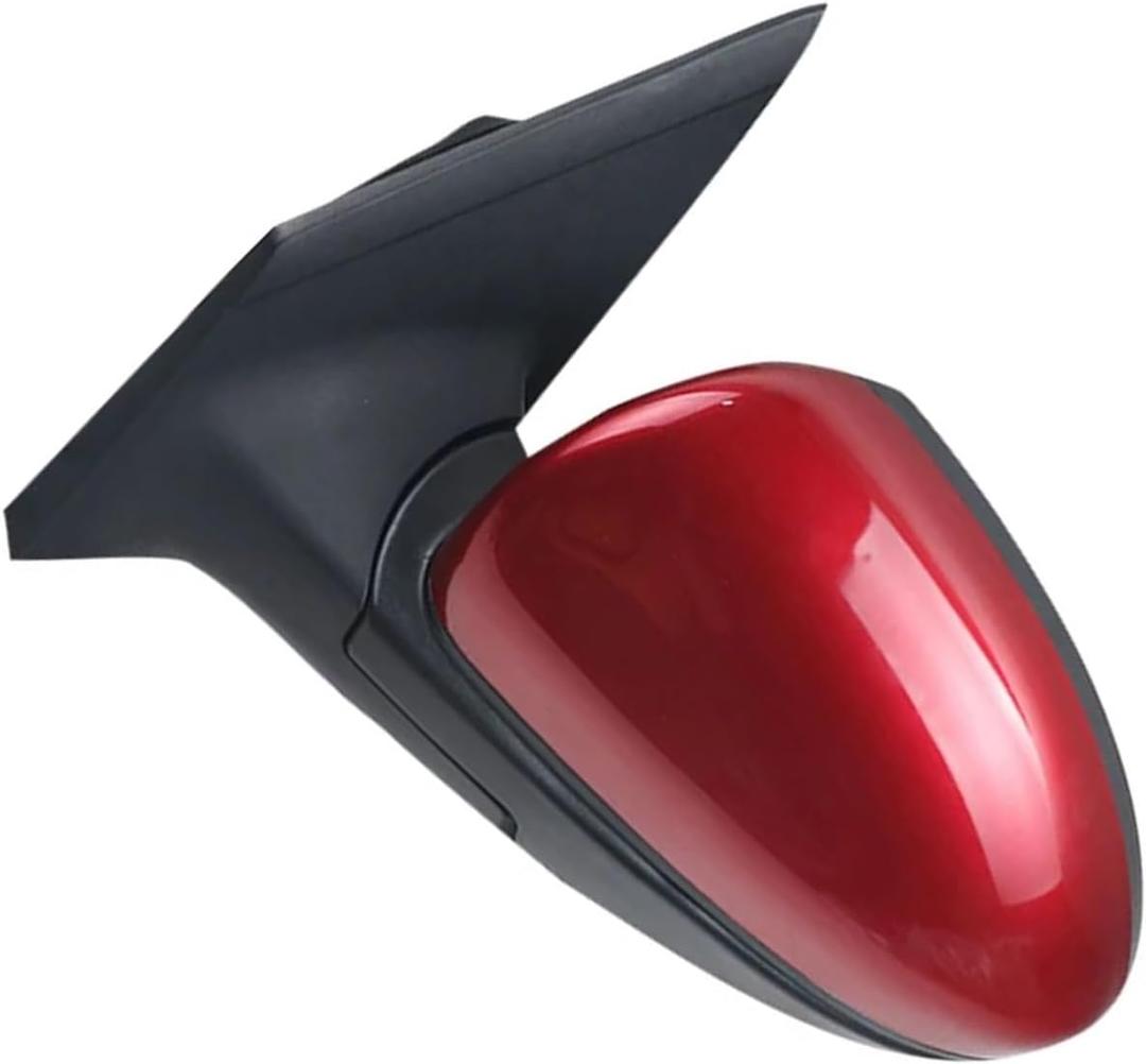 Left Right Auto Outside Rearview Mirror Side Rear View Mirror Assembly，Compatible With Chevrolet Cruze 2009 2010 2011 2012 2013 2014-2016(White Right,3 Wires)