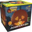 Inflatable Jabberin' Jack 5 Foot Tall Talking Animated Pumpkin with 56 Inch HD Screen and Built in Projector + Speaker Includes 80 Minutes of Content