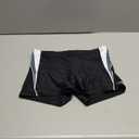 Speedo Men's Swimsuit Square Leg Splice (Large, Black/Black)