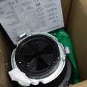 InSinkErator Garbage Disposal, Badger 1, Standard Series, 1/3 HP Continuous Feed, Black, Waterborne Grey Enamel