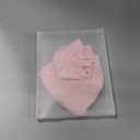 Reusable Shower Cap for Women, Large Waterproof Shower Bonnet Washable Elastic Band Bath Hair Hat for Long Hair, Braids(Pink)