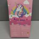 homicozy Cute Unicorn Protection Case for Nintendo Switch,Purple Hard Carrying Case with Soft TPU Protective Cover and Protection Acessories Compatible with Nintendo Switch for Girls