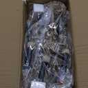 Evelyne GMT-10319 Triple LED Halloween Candles Flameless and Skeleton Candle Holder Stand for Skull Halloween Decoration and Haunted House Decor