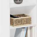 Furinno Luder Bookcase / Book / Storage, 4-Tier, White