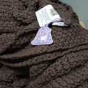 YnM Chunky Cotton Knit Throw Blanket, Cable Knit Throws for Bed Couch Sofa, Comfy & Relaxing, Decorative Piece for Farmhouse Modern Boho Rustic Scandinavian Chic Vibe, Chocolate Brown 60x80 Inches (Full / Queen)