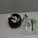 Floating Potion Cauldron - Cauldron Halloween Decor with Magic Floating Potion Bottles and Diffuser - Black Plastic Witches Bowl Hocus Pocus Party Decoration for Vintage Home Decor