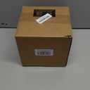 BESTVIP 100PCS Gold Plastic Plate, 7 Inch Disposable Dessert Plate Party with Gold Rim, Heavy Duty Disposable Plastic Plates for Party, Wedding and Birthday