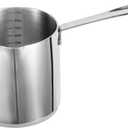 IMEEA Milk Warmer Pot Turkish Coffee Pot 18/10 Tri-Ply Stainless Steel Butter Warmer with Spout (30oz/900ml)