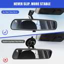 Rear View Mirror,10.7 Universal Rearview Mirror Thickened Anti-glare HD, Compatible with Toyota Honda Civic Accord Nissan Chevrolet Ford F150 Focus Jeep Subaru Hyundai Kia Mazda Buick and More