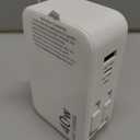 Retractable USB C Charger Wall Plug with 35.5in/90cm Type C Cables Cords,40W Fast Charging Foldable Block Multi Charger for All Devices for iPhone 17/16/15/14/13/12,iPad,Galaxy,Pixel (White)