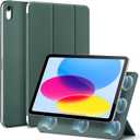 ESR for iPad(A16) 11th/10th Generation Case(2025/2022,10.9 Inch), Convenient Magnetic Attachment, Two-Way Trifold Stand, Lightweight Protection, Auto Sleep/Wake, Rebound Series, Green