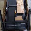 THERUN Incline Treadmill 18" LED Screen & 16.5 Wide Belt, Running Treadmill 2 Layers Shock-Absorbing, Foldable for Indoor Fitness Workouts (Red-Manual Incline)