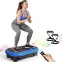 AXV Vibration Plate Fitness Platform Exercise Machine Vibrating Shaking Full Body Shaker Workout Vibrate Stand Shake Board Sport for Weight Loss Fat Burner for Gym Home Office