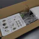 Artificial Dracaena Tree Indoor, 5FT Tall Fake Tree with White Tall Planter, Artificial Tree Fake Yucca Potted Tree for Home Office Living Room Decor, Tall Artificial Plant for Housewarming