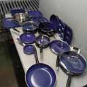 Mueller Sapphire UltraClad Kitchen Induction Pots and Pans Set Nonstick Induction Cookware Sets -24pc for Cooking Kitchen Cookware Sets, Frying Pans
