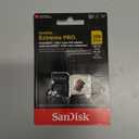 SanDisk 256GB Extreme PRO microSD UHS-I Card with Adapter C10, U3, V30, A2, 200MB/s Read 140MB/s Write SDSQXCD-256G-GN6MA