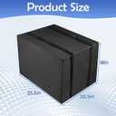 Window AC Cover Winter Insulated Air Conditioner Cover for Outside Units Waterproof Snowproof 600D Oxford Protection AC Unit for Outside with Adjustable Straps, 25.5"W x 20.5"D x 18"H