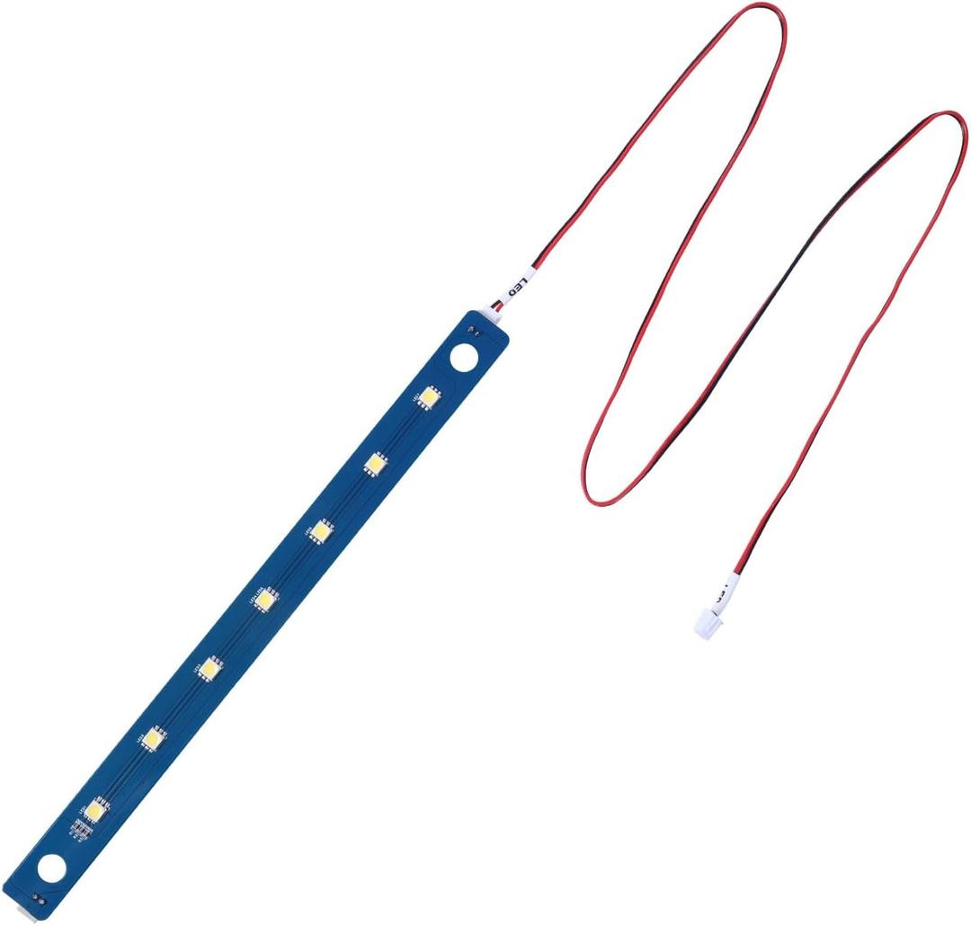 Led Strip Lights for 3D Printer, 3D Printer Led Light with 7Pcs Lamp Beads Flexible Bright White Lighting Strip 3D Printer Accessories Compatible with Adventurer 5M/ 5M Pro