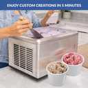 Whynter ICR-300SS 0.5-Quart Stainless Steel Rolled Ice Cream Maker With Compressor