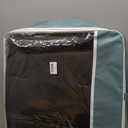 BGYFOU Fashion PU Breathable Leather car seat Cover 5-Seater Universal fit (Black-Rose red)