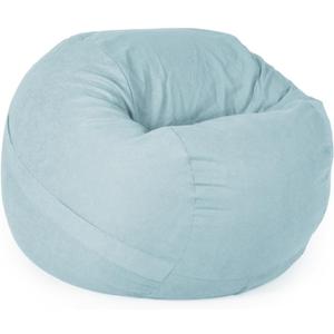 YuppieLife Big Durable Bean Bag Cover for Adults(Just Cover,No Filler) 4Ft Machine Washable Large Size Sofa Cover (Light Blue)