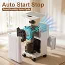 Dehumidifier for Home with Drain Hose, Auto On/Off Cycling for Basement