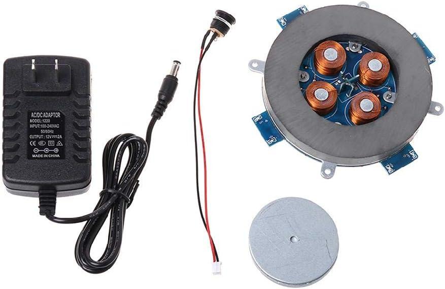 Magnetic Levitation Module DIY Core Kit with LED Lamp Max Load-Bearing 500g Platform for Magnetic Levitation Machine