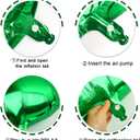 2 x Green Helium Number Balloon 40 Inch, Giant Foil Green Number 0 Birthday Balloons, Large Numbers 10 20 30 40 50 60 70 80 90 100 2025, Party Celebration Supplies Decorations