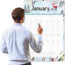 Guasslee 2026 Large Wall Calendar,20"x 30" Vertical Jumbo Hanging Wall Planner,18 Monthly Calendar from Jan. 2026 to Jun. 2027 with Lines, Spiral Binding and Notes for Easy Organizing