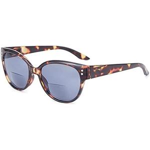 EYEGUARD Bifocal Reading Sunglasses UV400 Protection Readers for Women Comfortable Stylish Reading glasses (Tortoise +2.50)