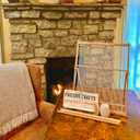 Fireside Crafts Solid Wood Table-top Weaving Loom, 25.2" H x 19.3" W Extra Large Frame, Solid Maple with Sturdy Metal fastenings, Comb, Shuttle, Hanging Rod, Weaving Loom for Aspiring hobbyists.